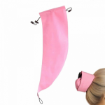 Shower Cap for Long Hair and Ponytail, Waterproof Sleeve to Protect Women's Styled Hair